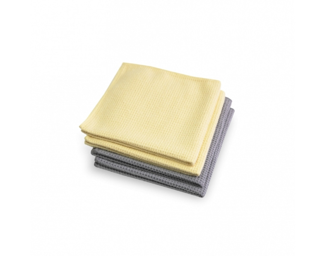 Ганчірка для машини - Koch Chemie Microfaser-waffeltuch Grau-Gelb 40×40см