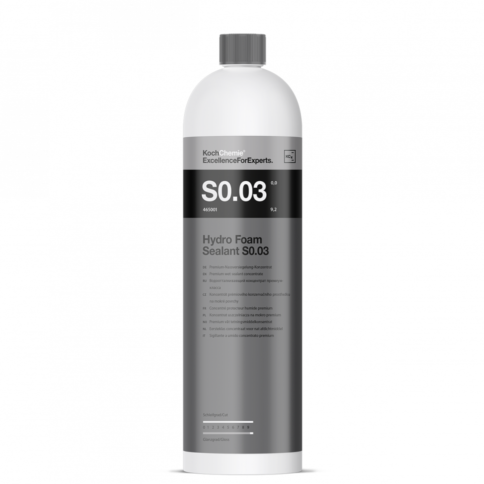 Водовідштовхуючий концентрат для ЛФП, скла, пластику SO.03 Hydro Foam Sealant Koch Chemie 1 л