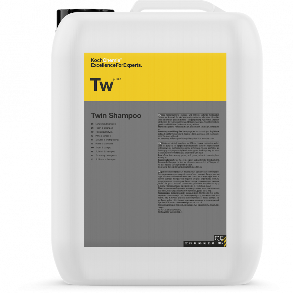 Шампунь та піна два в одному Koch Chemie Twv Twin Shampoo V 5 л налив