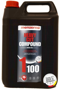 «MENZERNA» Heavy Cut Compound 1100 Wool Use. Высокоабразивная полірувальна паста 5л / 6,1 кг