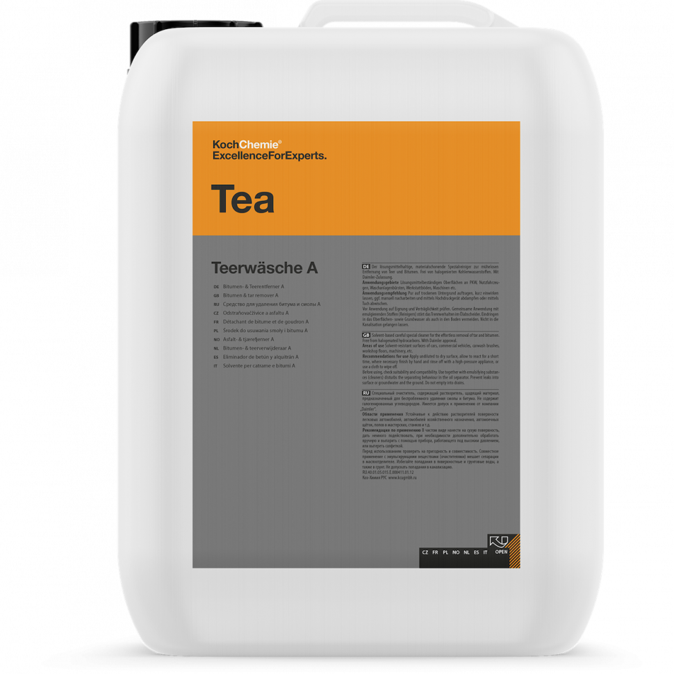 Koch Chemie TEA Teerwäsche A очищувач бітуму та смол 10 л (Teerwasche A)