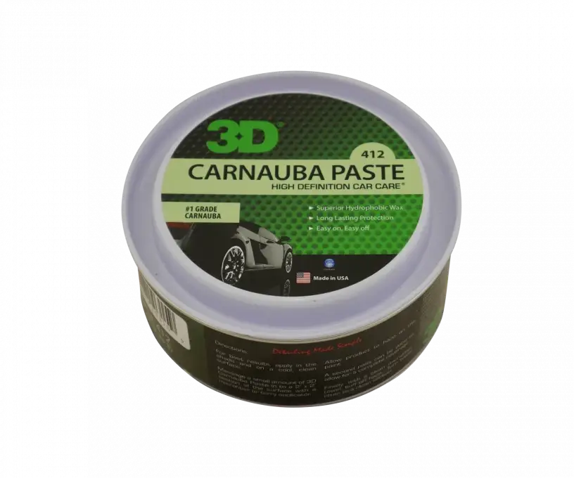3D Віск карнауби з посиленням блиску та глибини кольору Carnauba Paste Wax Paste 327g
