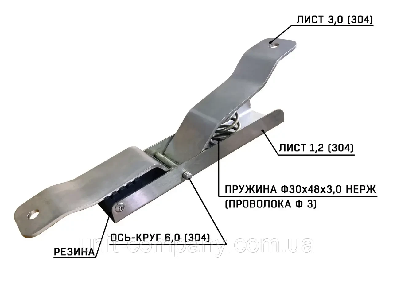 Прищіпка-утримувач для автомобільних килимків; прищіпка для автомийки; тримач килимків для машини (1шт)