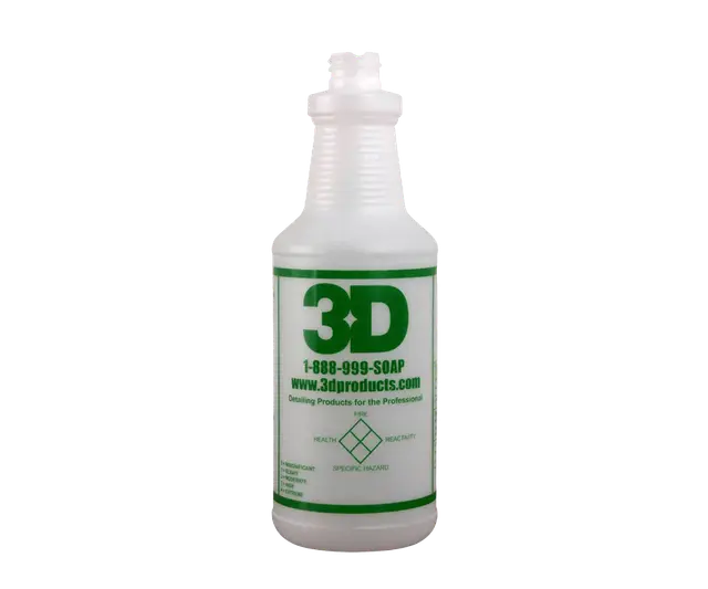 Пластмасова пляшка 3D Branded Empty Bottle З різьбленням, під розпилювач
